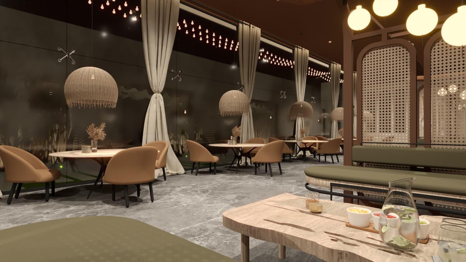 Commercial interior design project